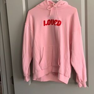 Pink Valentine’s Day hoodie!
